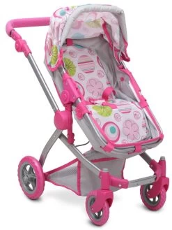 Cangaroo Pink Rose Poppen Kinderwagen 9651B -Babyproducten  Winkel cangaroo pink rose poppen kinderwagen 9651b 7