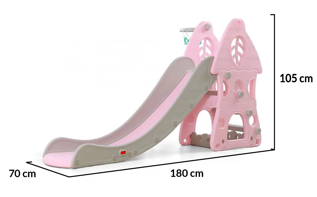 Cangaroo Zimbo Pink Glijbaan 107042 4 Cangaroo Zimbo Pink Glijbaan 107042 - Afbeelding 2