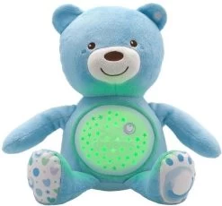 Chicco First Dreams Baby Bear Blauw Babyprojector En Knuffelbeer C08015.20