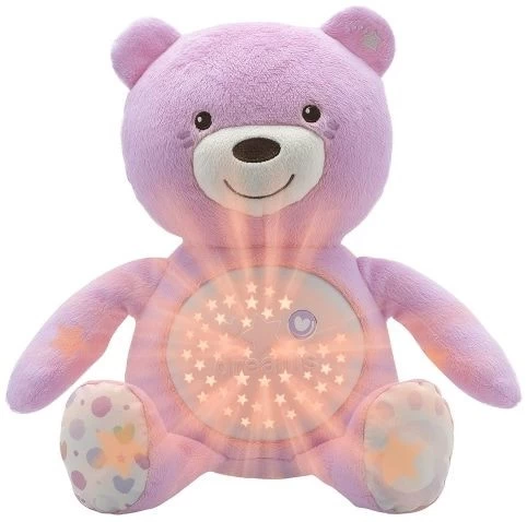 Chicco First Dreams Baby Bear Roze Babyprojector En Knuffelbeer C08015.10 - Afbeelding 3