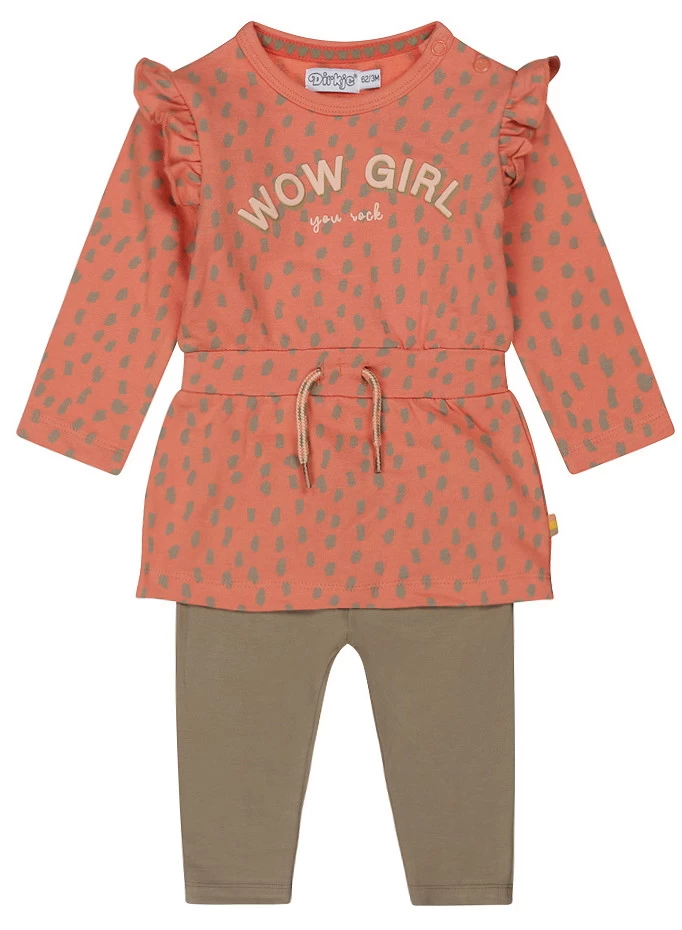Dirkje Cute Coral Maat 68 Jurkje Met Legging S48387-31 W23 3 Dirkje Cute Coral Maat 68 Jurkje Met Legging S48387-31 W23