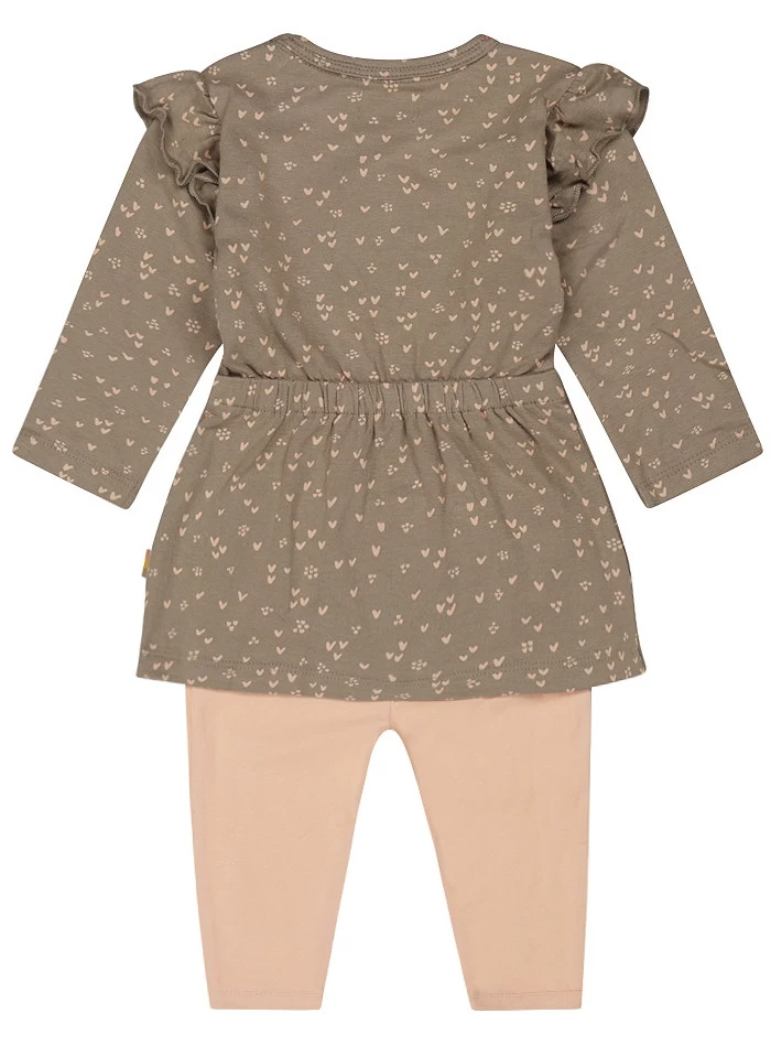 Dirkje Cute Dusty Green Maat 62 Jurkje Met Legging S48383-31 W23 4 Dirkje Cute Dusty Green Maat 62 Jurkje Met Legging S48383-31 W23 - Afbeelding 2