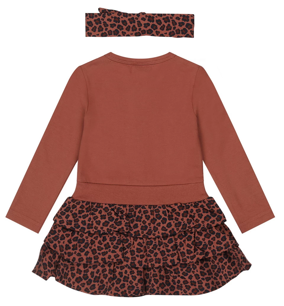 Dirkje Dreams Smokey Pink Maat 62 Jurkje Met Haarband S48319-35 W23 4 Dirkje Dreams Smokey Pink Maat 62 Jurkje Met Haarband S48319-35 W23 - Afbeelding 2