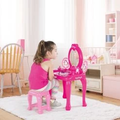 Dolu Unicorn Opmaaktafel Met Krukje 2561 -Babyproducten  Winkel dolu unicorn opmaaktafel met krukje 2561 3