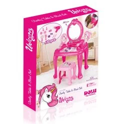 Dolu Unicorn Opmaaktafel Met Krukje 2561 -Babyproducten  Winkel dolu unicorn opmaaktafel met krukje 2561 6