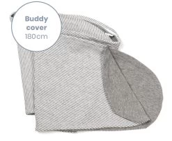 Doomoo Buddy Classic Light Grey Voedingskussenhoes BC B01 -Babyproducten  Winkel doomoo buddy classic light grey voedingskussenhoes bc b01.2