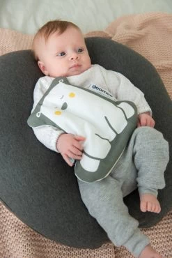 Doomoo Softy Chine Anthracite Voedingskussen S12 -Babyproducten  Winkel doomoo lifestyle softy baby chine anthracite snoogy bear kep9926 rgb