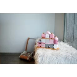 Label Label Roze Houten Blokken LLWT-25088 -Babyproducten  Winkel dsc 0558