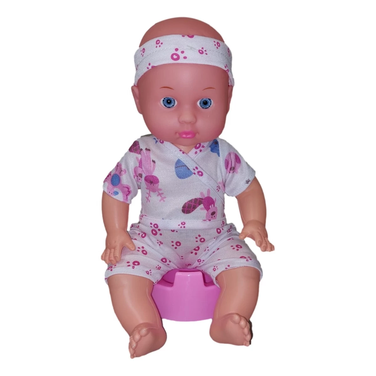 Eco Toys 33cm Pop Roze Romper Met Accessoires HC531523 - Afbeelding 2