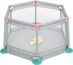 Eco Toys Grijs Box En Ballenbak CH50196 -Babyproducten  Winkel eco toys grijs box en ballenbak ch50196 02