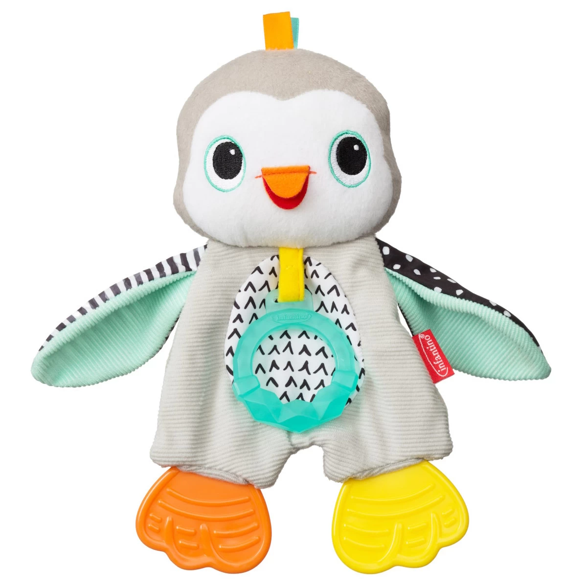 Infantino Cuddly Pinguin Bijtspeeltje BK-316329 3 Infantino Cuddly Pinguin Bijtspeeltje BK-316329