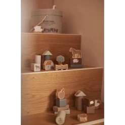 Jollein Farm Houten Blokkenset 712-603-67021 -Babyproducten  Winkel jollein ss23 1004 blokken