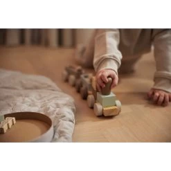 Jollein Farm Houten Speelgoed Trein 117-001-67021 -Babyproducten  Winkel jollein ss23 1132 houten speelgoedtrein