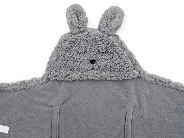 Jollein Bunny Storm Grey Wikkeldeken 032-566-65332 5 Jollein Bunny Storm Grey Wikkeldeken 032-566-65332 - Afbeelding 3