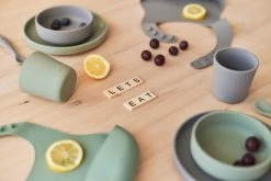 Jollein Ash Green Siliconen Dinerset 705-007-00095 -Babyproducten  Winkel jollein siliconen dinerset 6