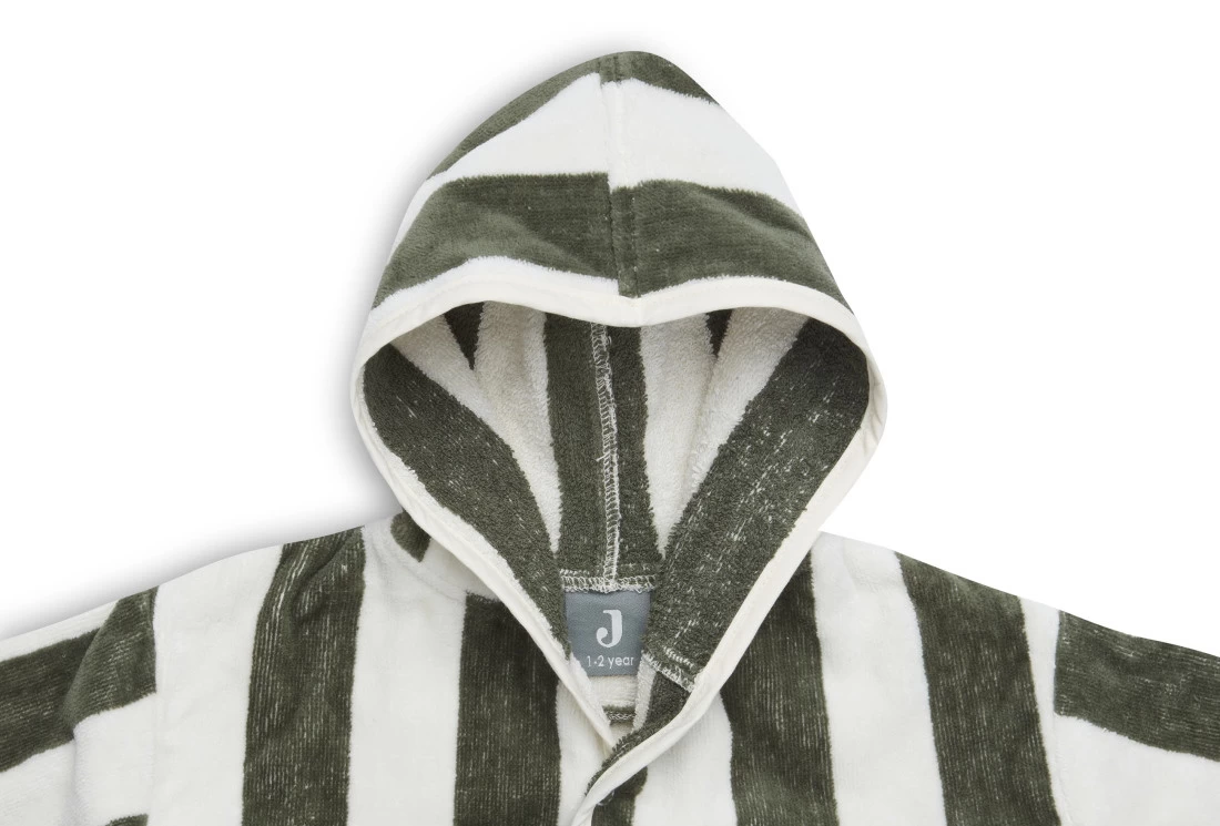 Jollein Stripe Terry Leaf Green 3-4jr Badjas 060-809-67001 5 Jollein Stripe Terry Leaf Green 3-4jr Badjas 060-809-67001 - Afbeelding 3