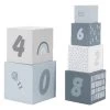Label Label Blauw Houten Stapelblokken LLWT-25316 -Babyproducten  Winkel label label blauw houten stapelblokken blauw