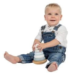 Label Label Blauw Houten Tuimelring Piramide LLWT-25255 -Babyproducten  Winkel label label groen houten tuimelring piramide llwt 25255 222