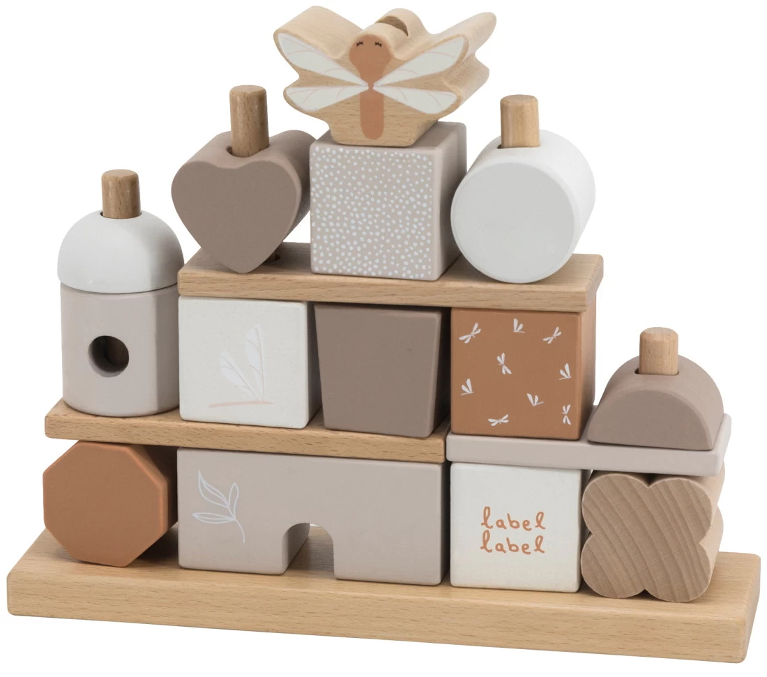 Label Label Nougat Houten Blokken LLWT-34376 3 Label Label Nougat Houten Blokken LLWT-34376