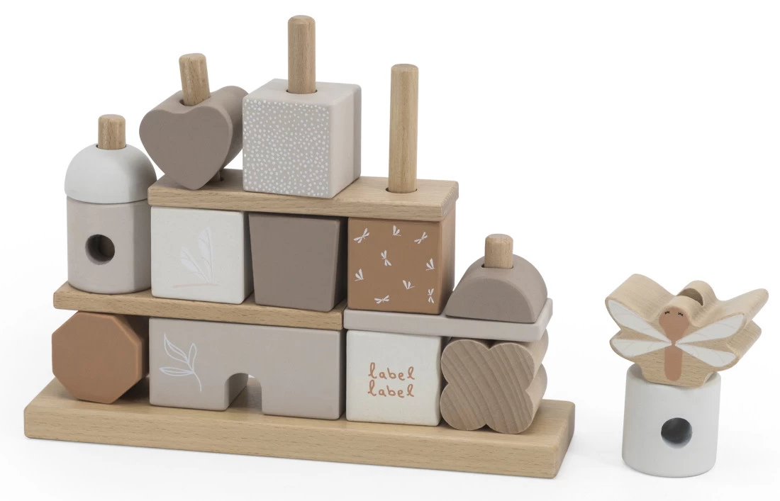 Label Label Nougat Houten Blokken LLWT-34376 4 Label Label Nougat Houten Blokken LLWT-34376 - Afbeelding 2