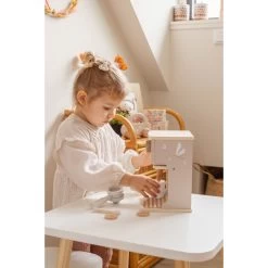 Label Label Nougat Houten Espresso Machine LLWT-37070 -Babyproducten  Winkel label label nougat houten espresso