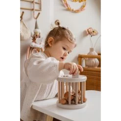 Label Label Nougat Houten Rollende Vormenstoof LLWT-37148 -Babyproducten  Winkel label label nougat houten rollende vormenstoof llwt 37148 7