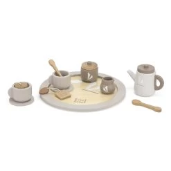 Label Label Nougat Houten Theeservies Set LLWT-37117 -Babyproducten  Winkel label label nougat houten theeservies set 3