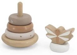 Label Label Nougat Houten Tuimelring Piramide LLWT-34383 -Babyproducten  Winkel label label nougat houten tuimelring piramide llwt 34383 2