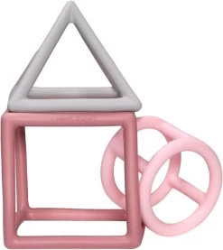 Label Label Roze 3 Stuks Geometrische Silicone Bijtringen LLST-15294 -Babyproducten  Winkel label label roze 3 stuks geometrische silicone bijtringen llst 15294 2
