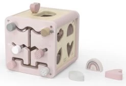Label Label Roze Houten Activiteitenkubus LLWT-34314 -Babyproducten  Winkel label label roze houten activiteitenkubus llwt 34314 4