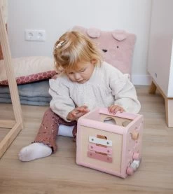 Label Label Roze Houten Activiteitenkubus LLWT-34314 -Babyproducten  Winkel label label roze houten activiteitenkubus llwt 34314 6