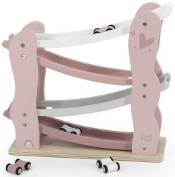 Label Label Roze Houten Autobaan LLWT-25125 -Babyproducten  Winkel label label roze houten autobaan llwt 25125 2