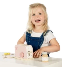 Label Label Roze Houten Broodrooster LLWT-24593 -Babyproducten  Winkel label label roze houten broodrooster llwt 24593 2 1