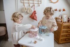 Label Label Roze Houten Rollende Vormenstoof LLWT-34345 -Babyproducten  Winkel label label roze houten rollende vormenstoof llwt 34345 5