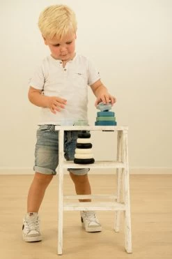 Label Label Blauw Silicone Stapeltoren LLST-15362 -Babyproducten  Winkel label label silicone stapeltoren 4