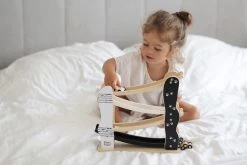 Label Label Blauw Houten Autobaan LLWT-25132 11 Label Label Blauw Houten Autobaan LLWT-25132 -Babyproducten Winkel label label zwart wit houten autobaan llwt 25453 1 1