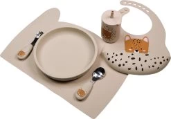 Tryco Sand Siliconen Bord TR-392820 -Babyproducten  Winkel leopard sand silicone collection 02 4 1