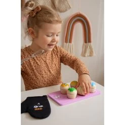 Label Label Barbapapa Houten Cupcakes Set LLBB-35808 -Babyproducten  Winkel llbb 35793 label label barbapapa wooden cupcakes set 13