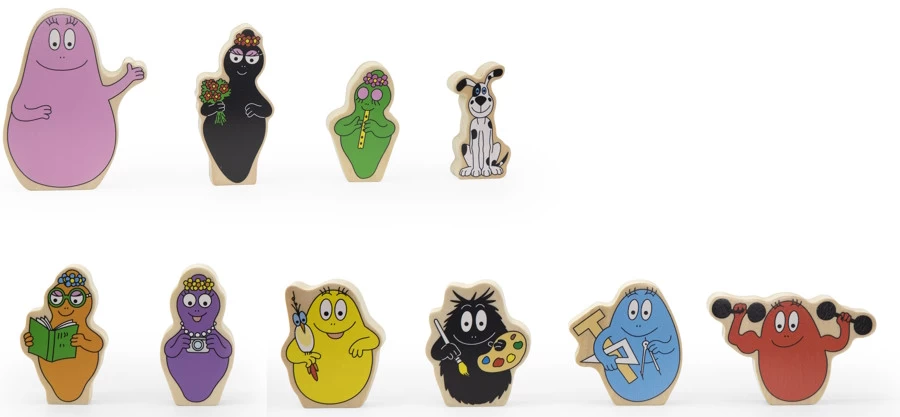 Label Label Barbapapa Houten Family Blokken LLBB-35847 4 Label Label Barbapapa Houten Family Blokken LLBB-35847 - Afbeelding 2