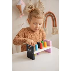 Label Label Barbapapa Houten Hamerbank LLBB-35854 -Babyproducten  Winkel llbb 35854 barbapapa wooden hammer bench 07