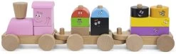Label Label Barbapapa Houten Stapeltoren Trein LLBB-35885
