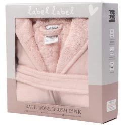 Label Label Blush Pink Badstof/Hydrofiel Badjas LLTT-934666 -Babyproducten  Winkel lltt 934666 bath robe blush pink 07