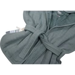 Label Label Silver Blue Badstof/Hydrofiel Badjas LLTT-934673 -Babyproducten  Winkel lltt 934673 bath robe silver blue 03