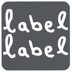 Label Label Blauw Houten Stapelblokken LLWT-25316 -Babyproducten  Winkel logo label label 24