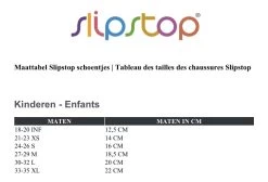 Slipstop Mosterd Grain Maat 27-29 (M) Schoentjes SS50000025 -Babyproducten  Winkel maattabel slipstop 15