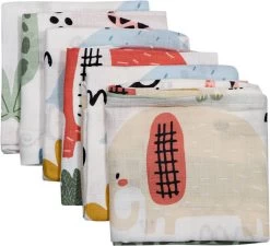 Blush & Blossom Animal Hydrofiel Starterset TR-BB4049 -Babyproducten  Winkel mamaloes blush blossom muslin baby starter pack animal 02