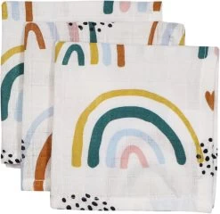 Blush & Blossom Rainbow Hydrofiel Starterset TR-BB4050 12 Blush & Blossom Rainbow Hydrofiel Starterset TR-BB4050 -Babyproducten Winkel mamaloes blush blossom muslin baby starter pack rainbow 05