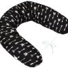 MamaLoes Amy Arrow Zwart Met Witte Pijltjes Voedingskussen 68378 -Babyproducten  Winkel mamaloes amy arrow zwart met witte pijltjes voedingskussen 68378
