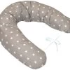 MamaLoes Amy Grijs Met Witte Sterren Voedingskussen 66780