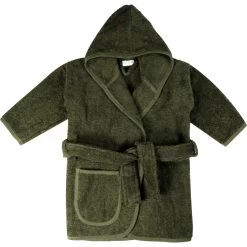 MamaLoes Badstof Groen 1-2jr Badjas ML010308 -Babyproducten  Winkel mamaloes badstof groen 0 1jr badjas ml010307 03 1